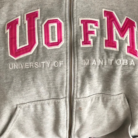 University of Manitoba Zip-Up Hoodie - Picture 1 of 15